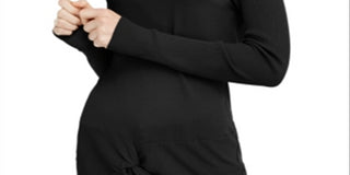 INC International Concepts Women's Twisted Sweater Black Size X-Small