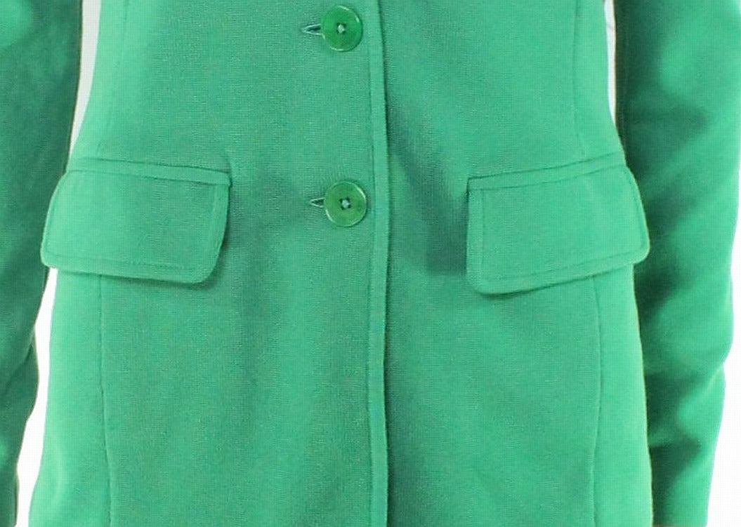 Ralph Lauren Women's Jacket Knit Blazer Green Size Small