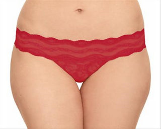 B.tempt'd By Wacoal Women's Lace Kiss Bikini Red Size Large