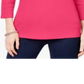 Karen Scott Women's Scoop Neck Top Pink Size XX-Large