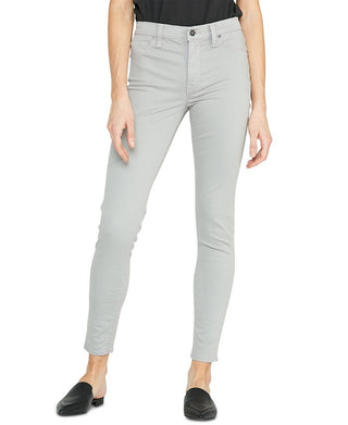 Hudson Women's Nico Mid Rise Super Skinny Stretch Jeans Gray Size 26