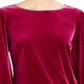 MSK Women's Rhinestone Trim Velvet Top Pink Size X-Large