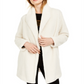 Calvin Klein Women's Fleece Flyaway Jacket White Size Small