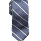 Nautica Men's Delaney Striped Business Neck Tie Gray Size Regular