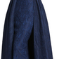 Mac Duggal Women's Long Sleeve Lace Overskirt Gown Navy Size 16