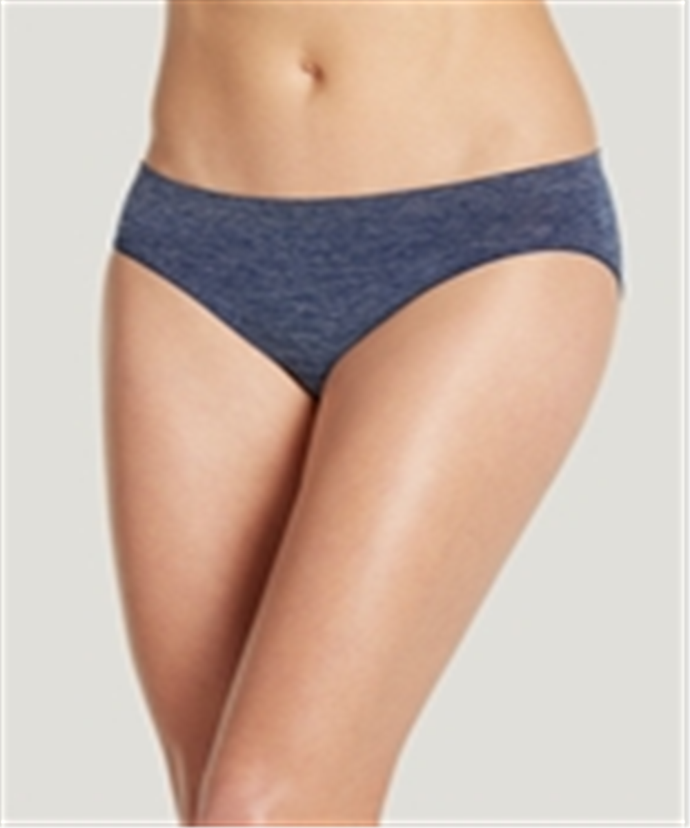 Jockey Women's Smooth and Shine Seamfree Heathered Bikini Underwear Hot Pink Size 7