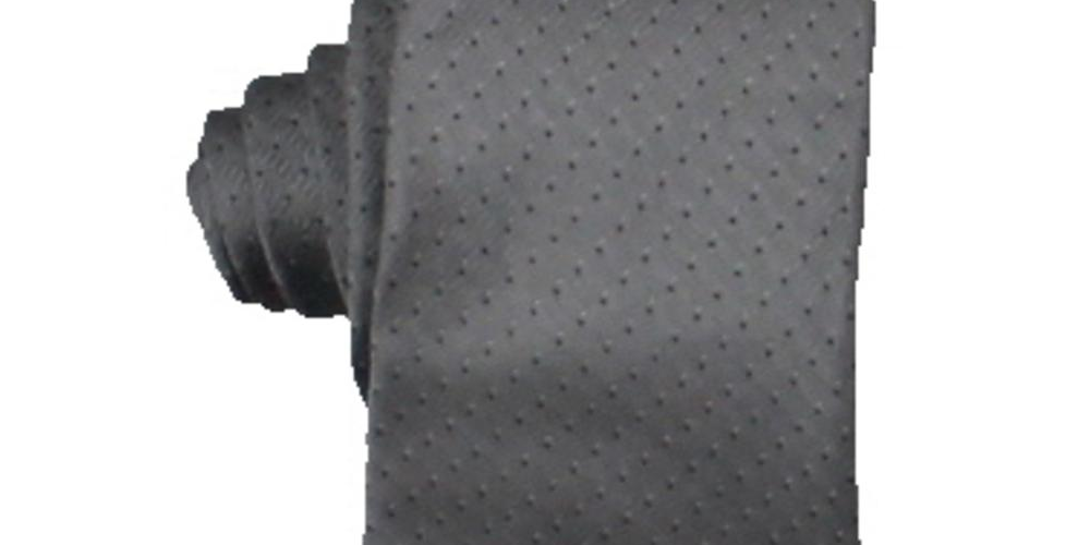 Alfani Men's Cicero Silk Professional Neck Tie Gray Size Regular
