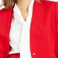 Calvin Klein Women's Single Button Blazer Red Size 2