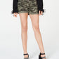 Vanilla Star Women's Camouflage Casual Shorts Gray Size 3