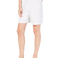 Karen Scott Women's Comfort Drawstring Shorts White Size XL
