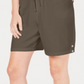 Karen Scott Women's Cotton Drawstring Shorts Brown Size Large