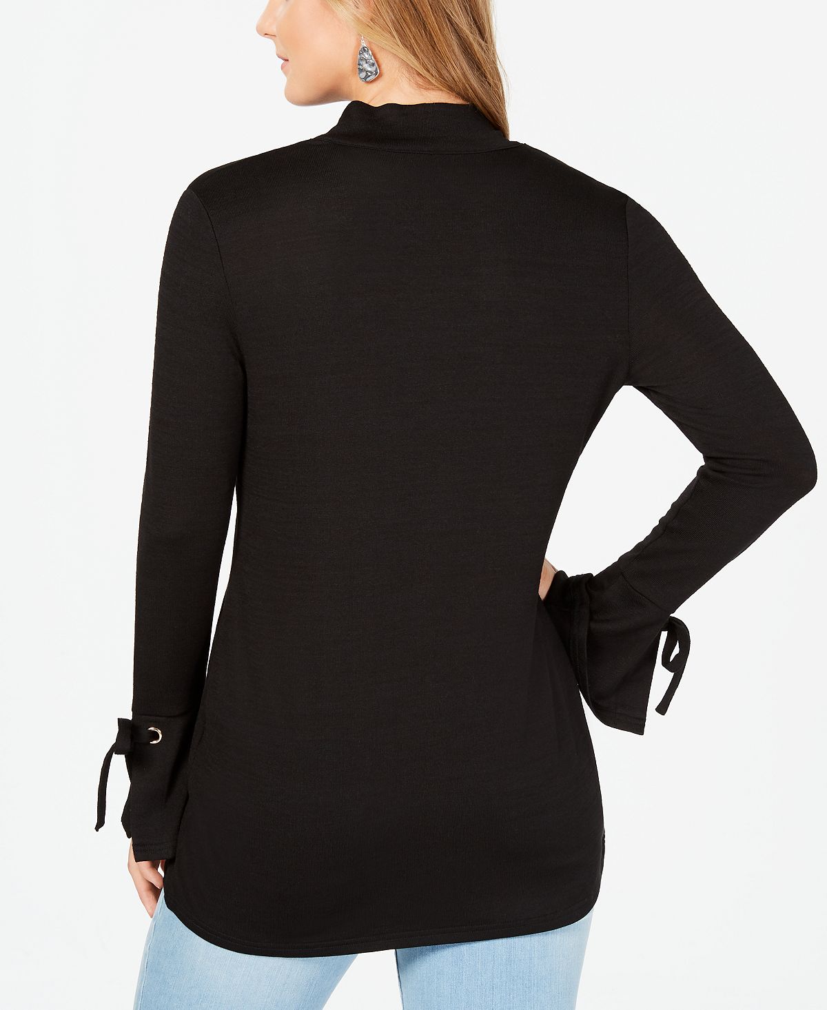 Charter Club Women's Petite Tie-Cuff Cardigan  Wine Size Petite S