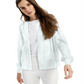 Alfani Women's Open Front Cardigan Blue Size Petite Large
