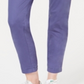 Maison Jules Women's Flat Front Ankle Chino Stretch Pants Blue Size 12