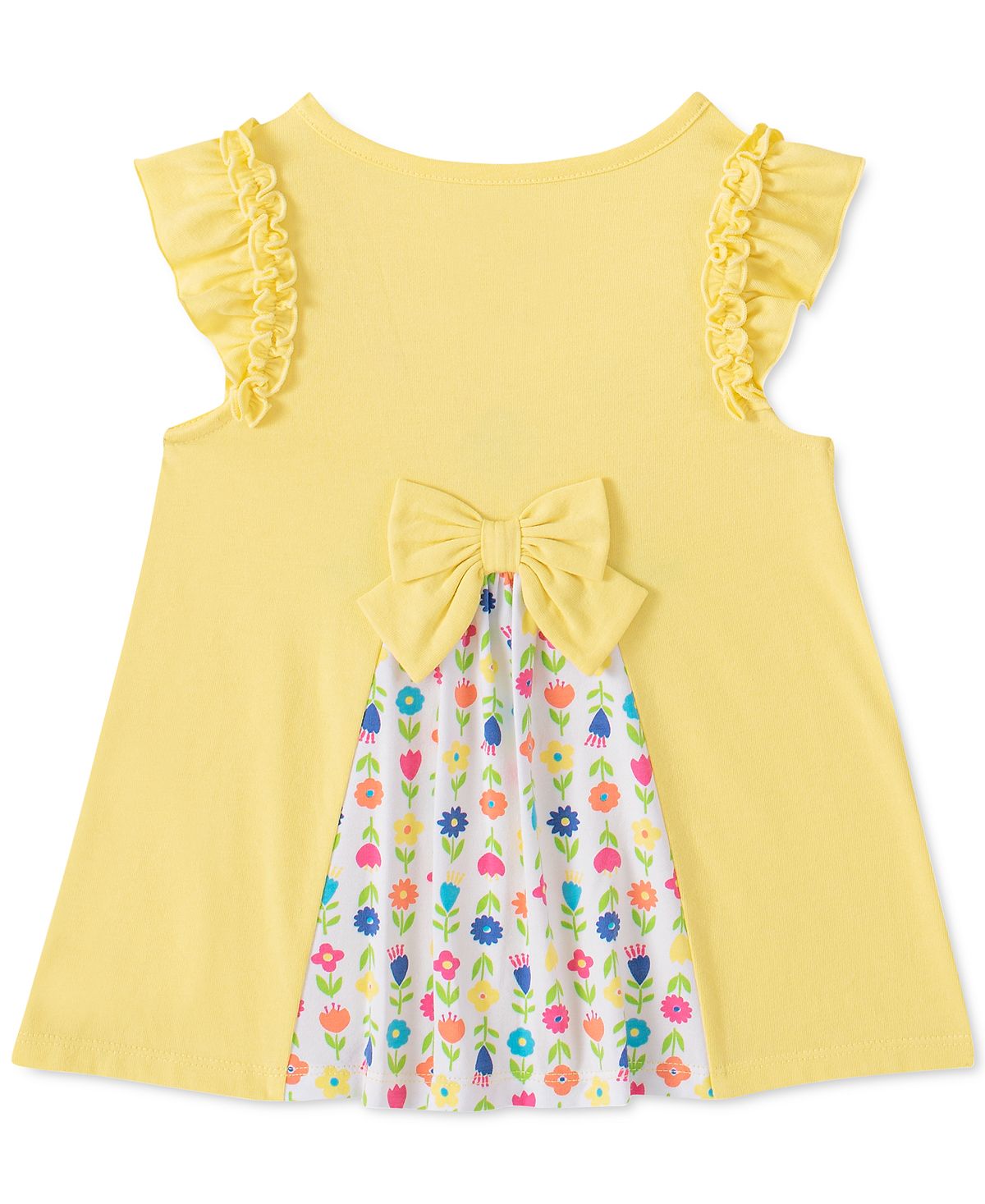 Kids Headquarters Little Girl's 2 Pc Flower Surprise Tunic & Leggings Set Yellow Size 6
