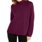 Alfani Women's Malbec Turtleneck SeaSweaters Red  Size Medium