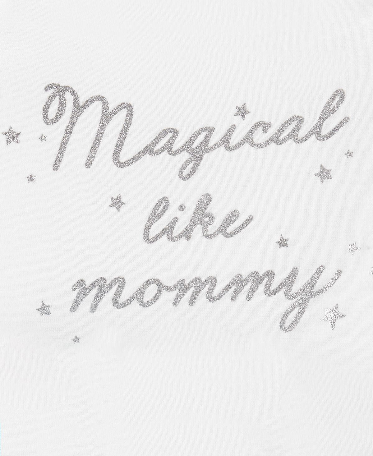 Carter's Girl's 'Magical Like Mommy' Bodysuit & Aqua Stripe Tutu Leggings White Size 18MOS