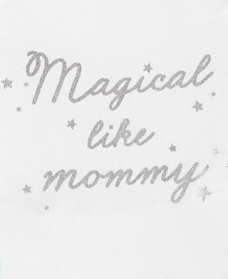 Carter's Girl's 'Magical Like Mommy' Bodysuit & Aqua Stripe Tutu Leggings White Size 18MOS