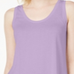 Maison Jules Women's Scoop Neck Tank Top Gray Size X-Large