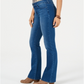 Style & Co Women's Mid Rise Tummy Control Boot Cut Jeans Blue Size 16-S