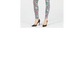 INC International Concepts Women's Shaping Floral Leggings Black-White Size X-Small