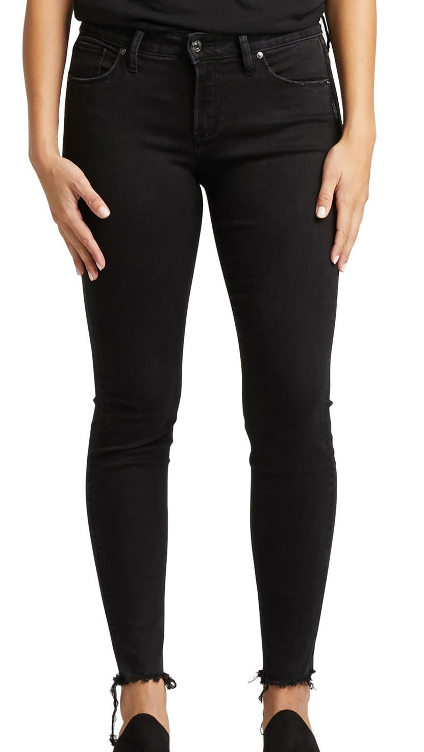 Silver Jeans Co. Moulant Pour Femmes Avery Noir Jean Black Size 29