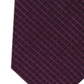 Calvin Klein Men's Micro Check Classic Neck Tie Red Size Regular