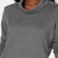 Karen Scott Women's Sport Cowl Neck Top Gray Size XX-Large