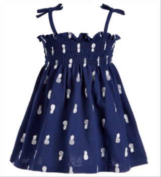 First Impressions Baby Girl's Printed Sundress Blue Size 0-3 Months