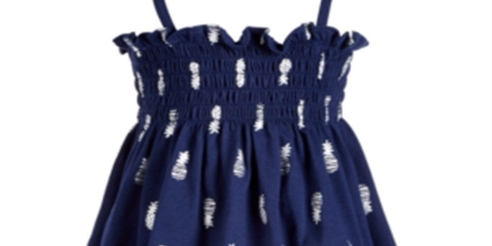 First Impressions Baby Girl's Printed Sundress Blue Size 0-3 Months