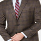 Ralph Lauren Men's Classic Fit Stretch Plaid Sport Coat Brown Size 40-R