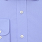 Nautica Men's Woven Solid Button Down Cotton Shirt Blue Size 34X35