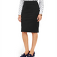 Charter Club Women's Ponte Tummy Control Pencil Skirt Black Size 12 Petite