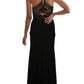 B Darlin Women's Racerback Evening Two Piece Dress Black Size 1/2