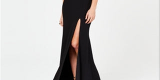 B Darlin Women's Racerback Evening Two Piece Dress Black Size 1/2