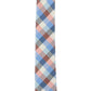 Nautica Men's Plaid Satin Neck Tie Orange Size Regular