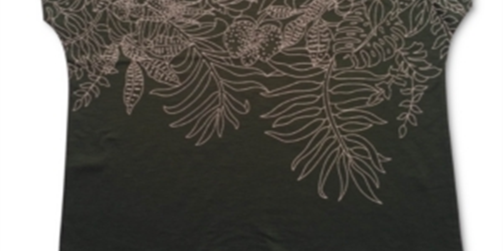 JM Collection Women's Embroidered Top Green Size X-Large