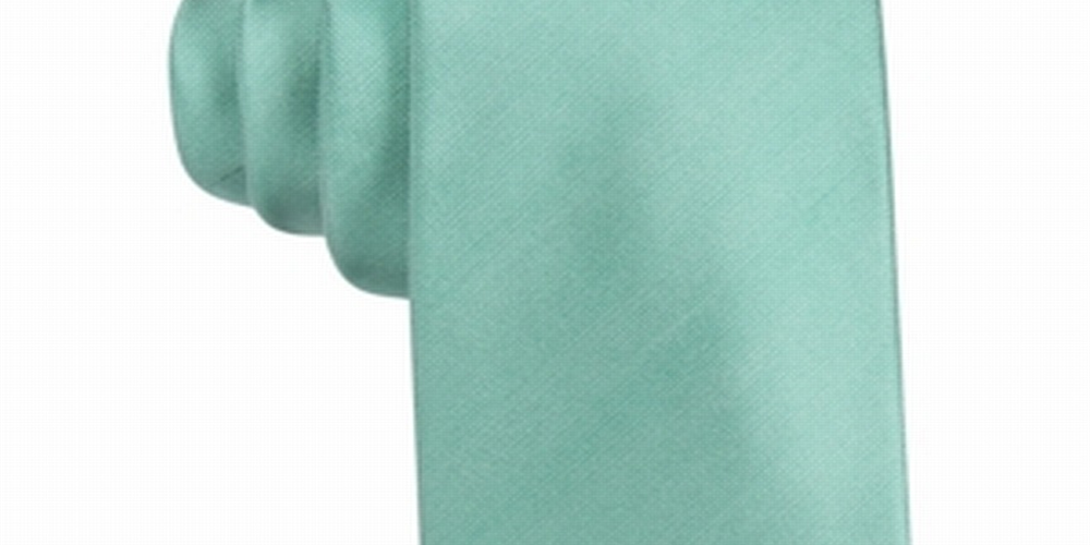 Alfani Men's Slim Self tied Necktie Mint  One Size