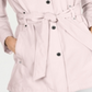 Nautica Women's Belted Raincoat Pink Size M