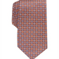 Club Room Men's Classic Grid Silk Tie Orange One Size