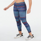 Ideology Women's Mid Rise Chevron Print Leggings Blue Size X-Small