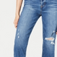 Kendall + Kylie Women's Ripped Cropped Jeans Blue Size 27