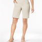 Style & Co Women's Comfort Waist Bermuda Shorts -Brown Size 2XL