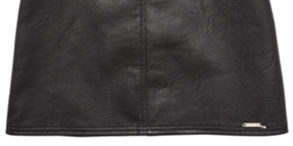 Guess Big Girl's Faux Leather Skirt Black Size 10