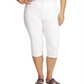 Gloria Vanderbilt Women's Plus Amanda Rouser Capri White Size 18 W