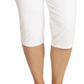 Gloria Vanderbilt Women's Plus Amanda Rouser Capri White Size 18 W