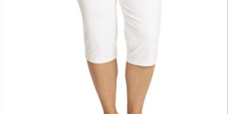 Gloria Vanderbilt Women's Plus Amanda Rouser Capri White Size 18 W