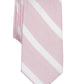 Bar III Men's Lovett Silk Skinny Neck Tie Pink Size Regular