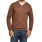 Weatherproof Vintage Men's V Neck Sweater Brown Size XXX-Large