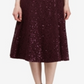 SL Fashions Women's 3/4 Sleeve Sequin Lace Dress -Black Size 10